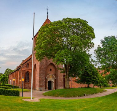 Danimarka Ribe 'deki St. Catherine Manastırı.