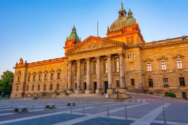 Bundesverwaltungsgericht - Federal Administrative Court in Leipzig, Germany. clipart