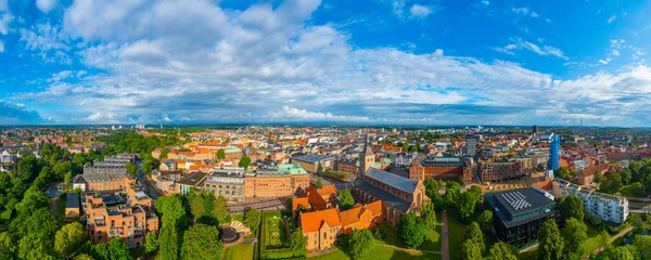 Panorama View Canute Cathedral Danish Town Odense — Stock Photo, Image