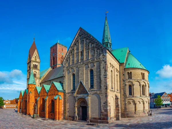 Vista Catedral Ribe Dinamarca — Fotografia de Stock