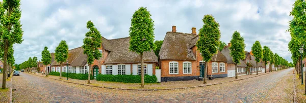 Traditionele Straat Deense Stad Mogeltonder — Stockfoto