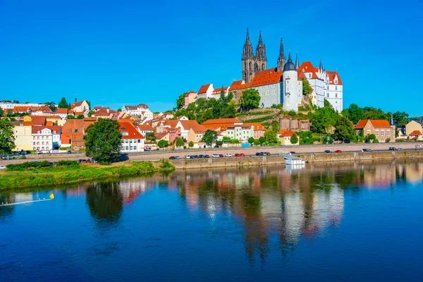 stock image Albrechtsburg castle in Meissen, Germany.