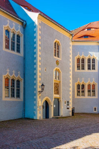 Vnitřní Nádvoří Zámku Albrechtsburg Německém Městě Meissen — Stock fotografie