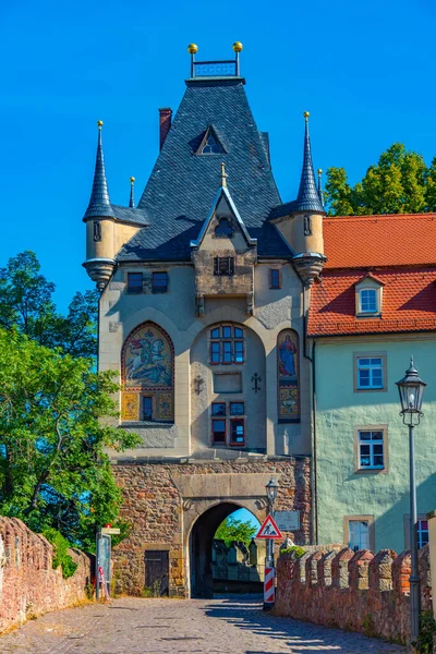 Portão Torhaus Castelo Albrechtsburg Meissen Alemanha — Fotografia de Stock