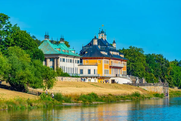 stock image Pillnitz Castle near Dresden in Germany.