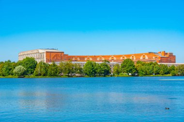 Nurnberg, Almanya 'daki eski Nazi kongre salonunun manzarası.