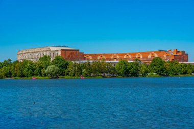Nurnberg, Almanya 'daki eski Nazi kongre salonunun manzarası.