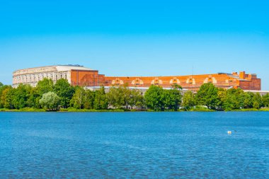 Nurnberg, Almanya 'daki eski Nazi kongre salonunun manzarası.