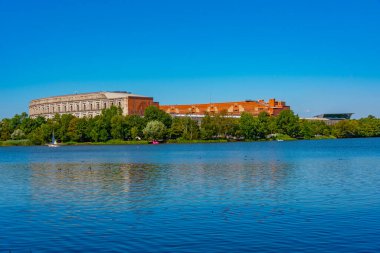 Nurnberg, Almanya 'daki eski Nazi kongre salonunun manzarası.