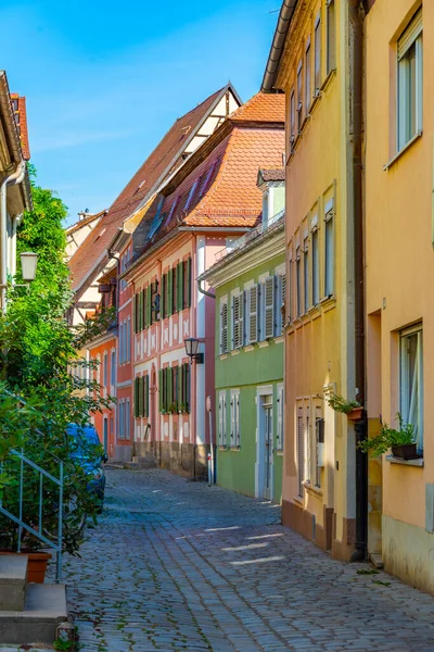 Vista Una Calle Casco Antiguo Ciudad Alemana Bamberg — Foto de Stock