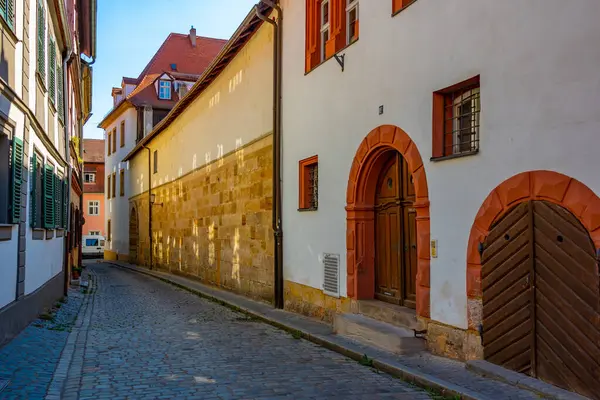 Vista Una Calle Casco Antiguo Ciudad Alemana Bamberg —  Fotos de Stock