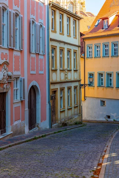 Vista Una Calle Casco Antiguo Ciudad Alemana Bamberg — Foto de Stock