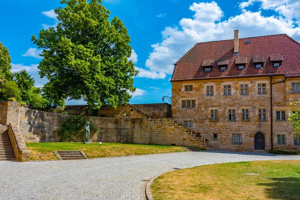 Pátio Castelo Veste Coburg Alemanha — Fotografia de Stock