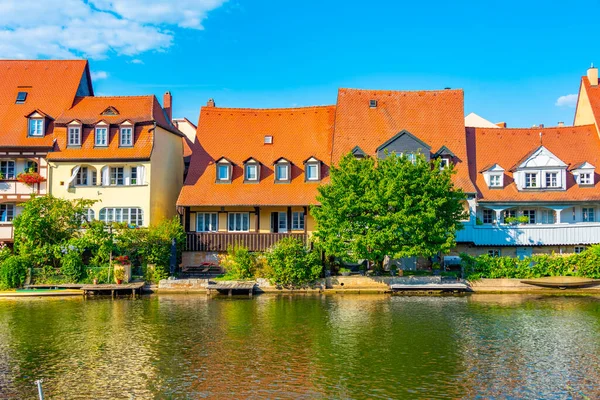 Little Venice District Van Duitse Stad Bamberg — Stockfoto