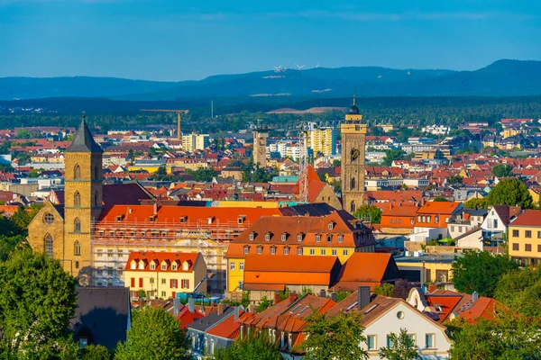 Panorama View German Town Bamberg Carmelitan Monastery Saint Theodor Maria — Stock Photo, Image