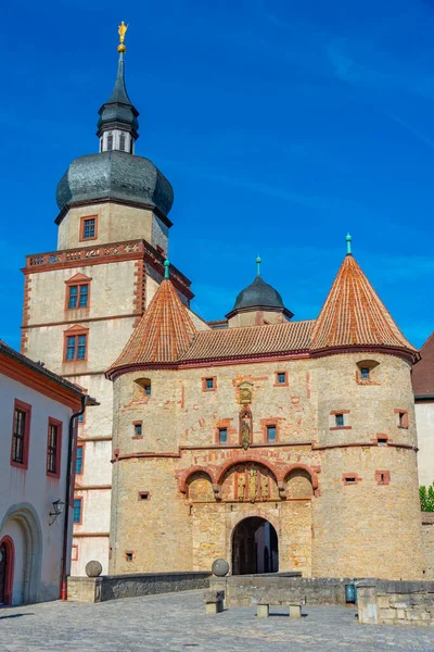 stock image Inner courtyard of Marienberg fortress in Wurzburg, Germany.