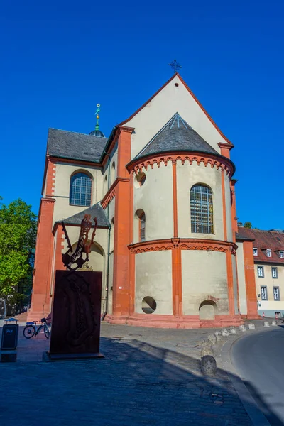 Άποψη Του Καθεδρικού Ναού Του Wurzburger Στη Γερμανία — Φωτογραφία Αρχείου