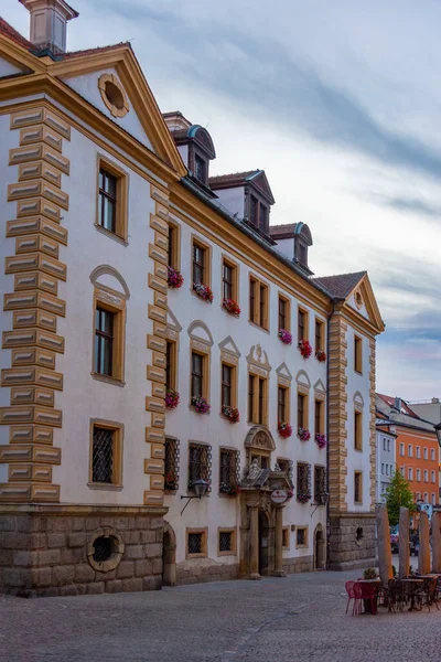 Sunrise View Town Hall Old Town German Town Regensburg — Stock Photo, Image