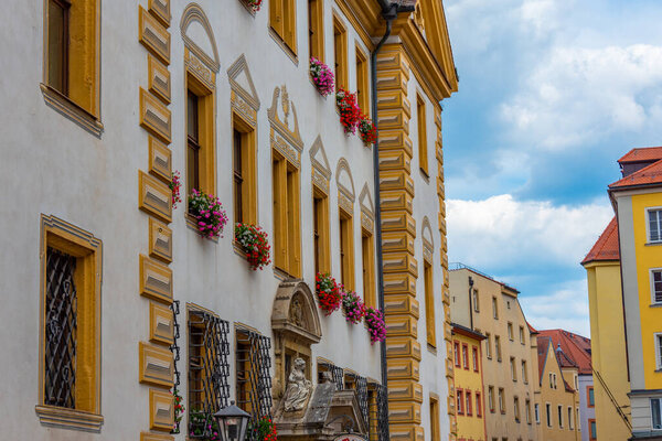 Old town hall in Regensburg, Germany.