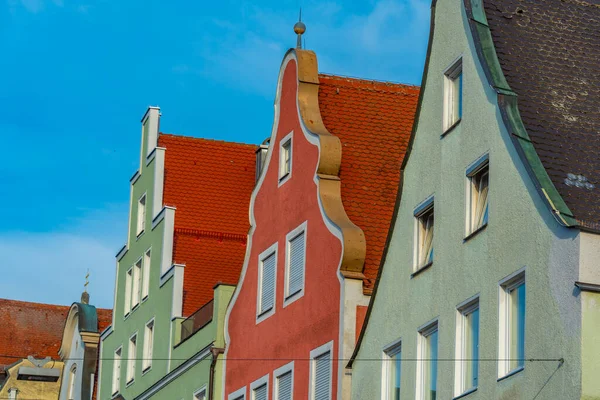 Colorful Facades Ingolstadt Germany — Stock Photo, Image