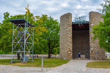 Dachau, Almanya 'daki İsa Şapeli' nin Katolik Ölümcül Izdırabı.