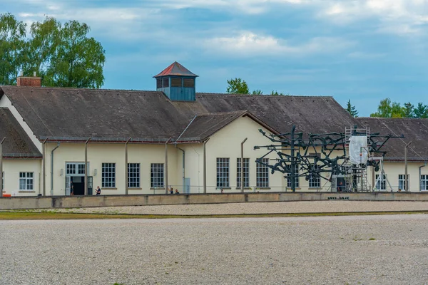 Budovy Koncentračním Táboře Dachau Německu — Stock fotografie