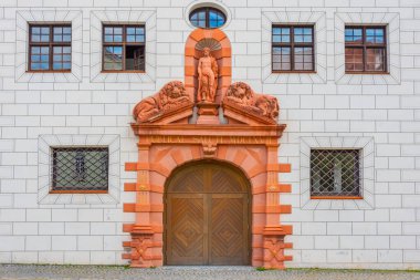 Alman kenti Ulm 'daki Zeughaus binasının manzarası.