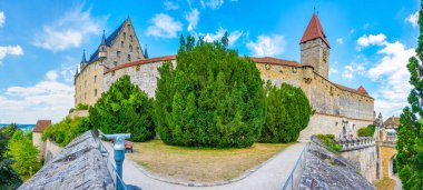 Almanya 'daki Veste Coburg kalesi.