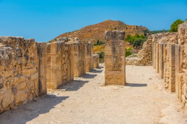 Yunan Adası Girit 'teki Minos Phaistos Sarayı.