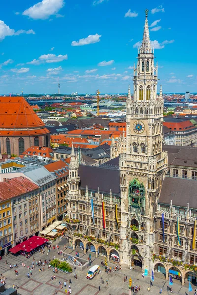 stock image New town hall in German town Munchen.