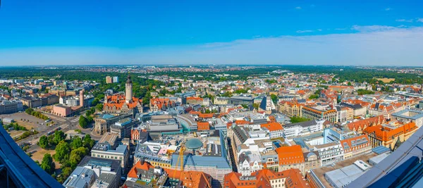 Stock image Panorama view of city center of Dresden, Germany.