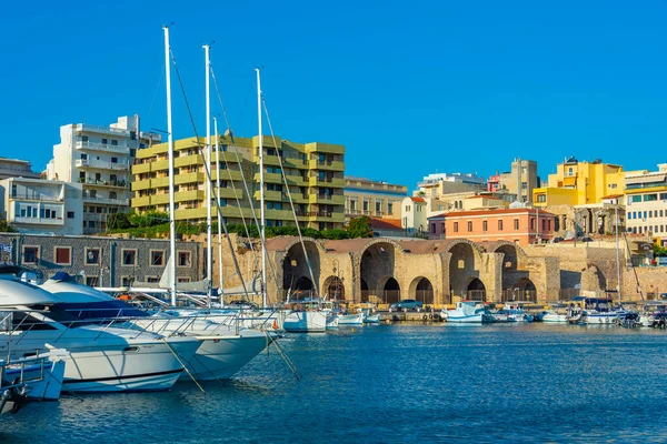 Марина Грецькому Порту Геракліон Острові Крит — стокове фото