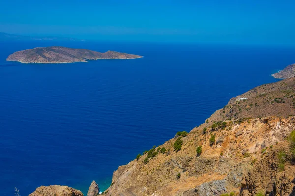 stock image Pseira island near Crete in Greece.