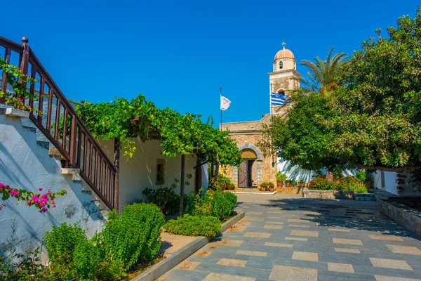 ギリシャ島のMoni Toplou修道院 クレタ島 — ストック写真