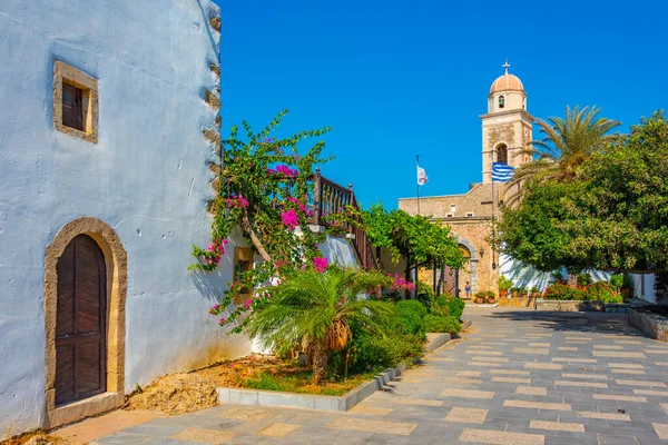 Moni Toplou Klášter Řeckém Ostrově Kréta — Stock fotografie