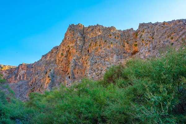 希腊克里特岛Zakros峡谷景观 — 图库照片