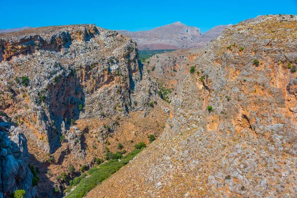 stock image View of Zakros Gorge at Greek island Crete.