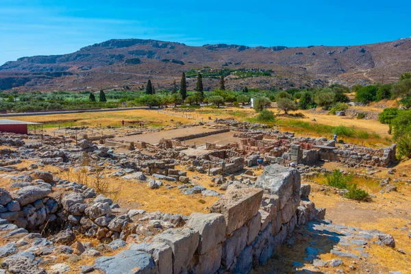 stock image Minoan Palace of Zakros at Crete, Greece.