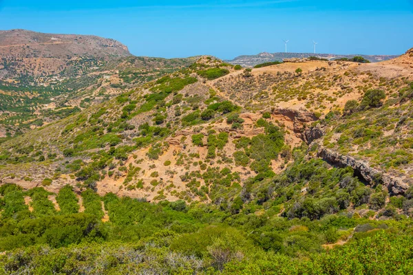 ギリシャの島クレタ島の丘陵地帯 — ストック写真
