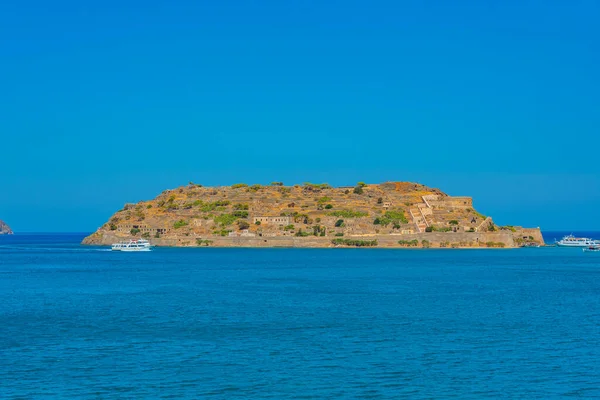 Fortaleza Spinalonga Isla Griega Creta —  Fotos de Stock