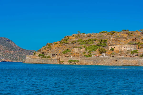 Fort Spinalonga Grieks Eiland Kreta — Stockfoto
