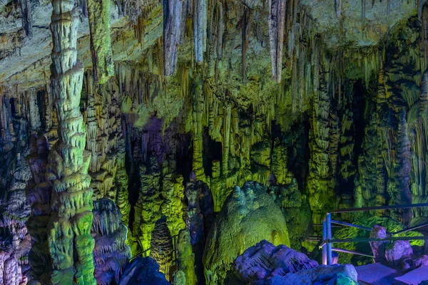 Grotte Diktaion Andron Sur Île Grecque Crète — Photo
