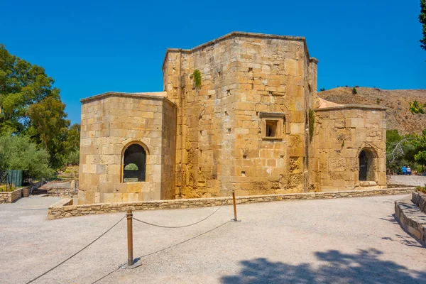 stock image Church of Saint Titus at Archaeological Site of Gortyna at Crete, Greece.