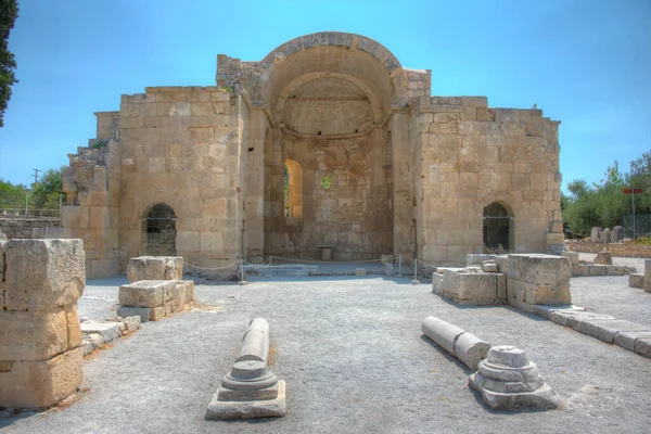 stock image Church of Saint Titus at Archaeological Site of Gortyna at Crete, Greece.