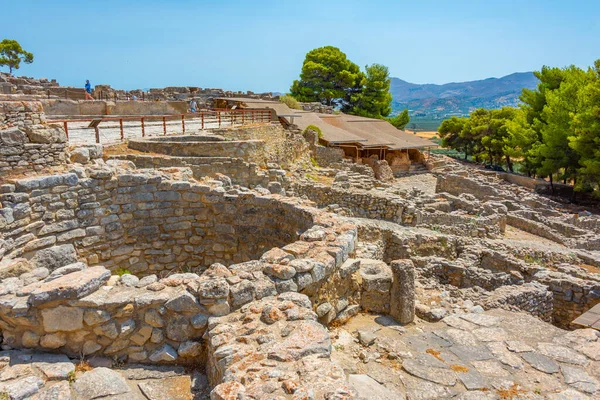 stock image Minoan Palace of Phaistos at Greek island Crete.