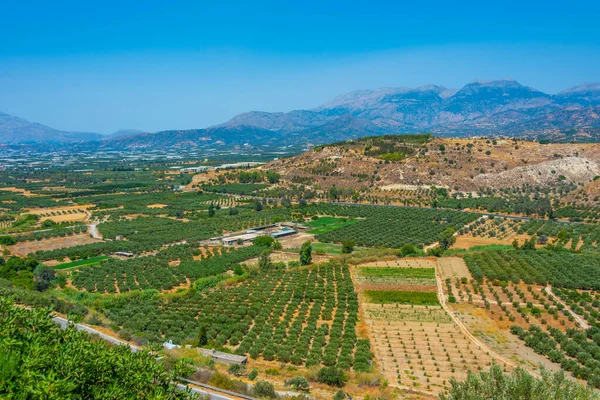 Сельский Пейзаж Греческого Острова Крит — стоковое фото