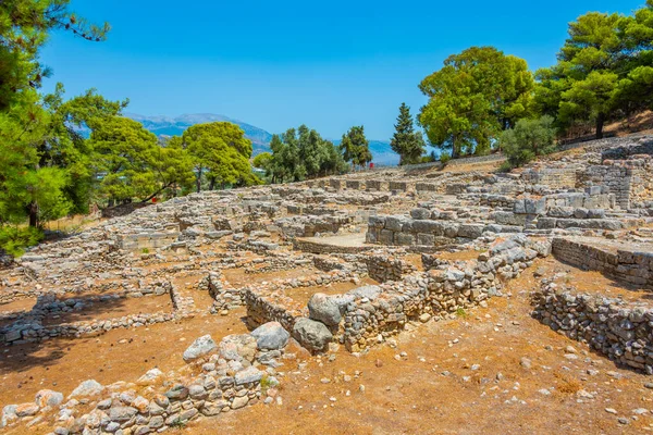 stock image Archaeological Site of Agia Triada at Greek island Crete.