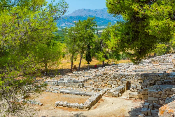 Sitio Arqueológico Agia Triada Isla Griega Creta —  Fotos de Stock