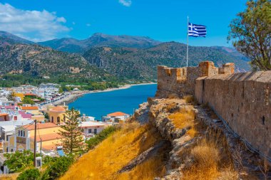 Yunanistan 'ın Palaiochora kentindeki Castel Selino.