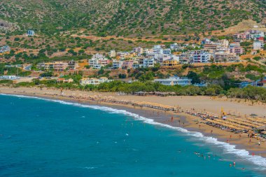 Yunan kenti Palaiochora 'daki Pachia Ammos plajı.